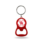 Wholesale NCAA Houston Cougars Metal Keychain - Beverage Bottle Opener With Key Ring - Pocket Size By Rico Industries