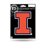 Wholesale NCAA Illinois Fighting Illini 5" x 7" Vinyl Die-Cut Decal - Car/Truck/Home Accessory By Rico Industries