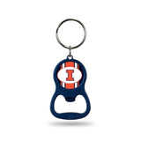 Wholesale NCAA Illinois Fighting Illini Metal Keychain - Beverage Bottle Opener With Key Ring - Pocket Size By Rico Industries