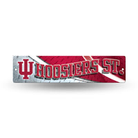 Wholesale NCAA Indiana Hoosiers Plastic 4" x 16" Street Sign By Rico Industries