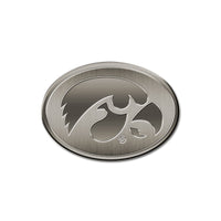 Wholesale NCAA Iowa Hawkeyes Antique Nickel Auto Emblem for Car/Truck/SUV By Rico Industries