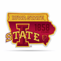 Wholesale NCAA Iowas State Cyclones Classic State Shape Cut Pennant - Home and Living Room Décor - Soft Felt EZ to Hang By Rico Industries