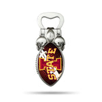 Wholesale NCAA Iowas State Cyclones Magnetic Bottle Opener, Stainless Steel, Strong Magnet to Display on Fridge By Rico Industries