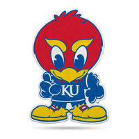 Wholesale NCAA Kansas Jayhawks Classic Mascot Shape Cut Pennant - Home and Living Room Décor - Soft Felt EZ to Hang By Rico Industries