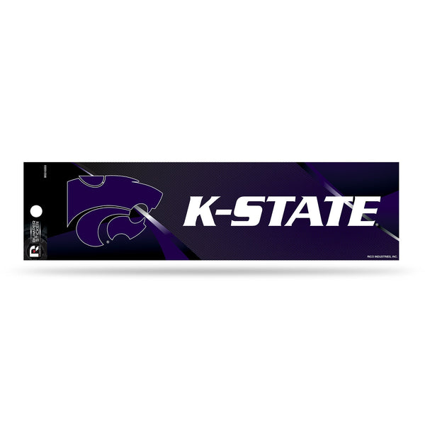 Wholesale NCAA Kansas State Wildcats 3" x 12" Car/Truck/Jeep Bumper Sticker By Rico Industries