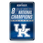 Wholesale NCAA Kentucky Wildcats 11" x 17" Large Metal Home Décor Sign By Rico Industries