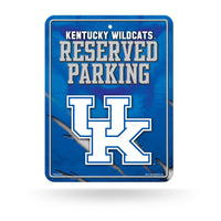 Wholesale NCAA Kentucky Wildcats 8.5" x 11" Metal Parking Sign - Great for Man Cave, Bed Room, Office, Home Décor By Rico Industries