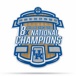 Wholesale NCAA Kentucky Wildcats Multi Time Championship Shape Cut Pennant - Home and Living Room Décor - Soft Felt EZ to Hang By Rico Industries