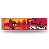 Wholesale NCAA Louisville Cardinals 3" x 12" Car/Truck/Jeep Bumper Sticker By Rico Industries