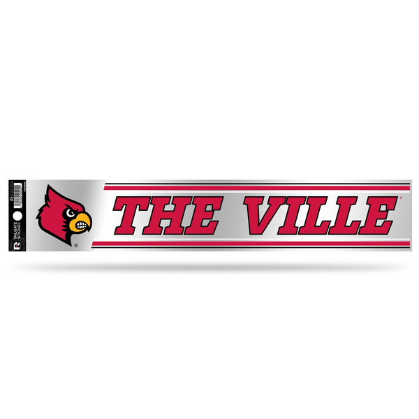 Wholesale NCAA Louisville Cardinals 3" x 17" Tailgate Sticker For Car/Truck/SUV By Rico Industries