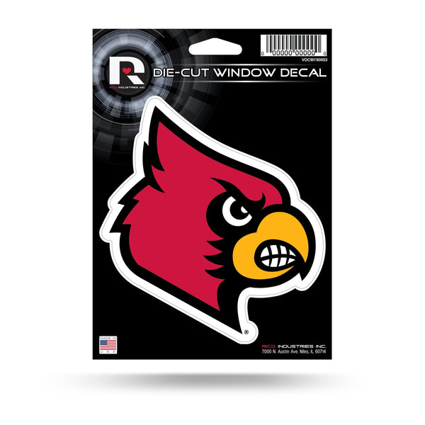 Wholesale NCAA Louisville Cardinals 5" x 7" Vinyl Die-Cut Decal - Car/Truck/Home Accessory By Rico Industries