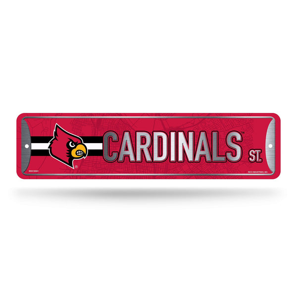 Louisville Cardinals Street Sign NEW! 4X16 The Ville Man Cave NCAA –  Hub City Sports