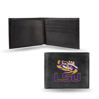 Wholesale NCAA LSU Tigers Embroidered Genuine Leather Billfold Wallet 3.25" x 4.25" - Slim By Rico Industries