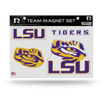 Wholesale NCAA LSU Tigers Team Magnet Set 8.5" x 11" - Home Décor - Regrigerator, Office, Kitchen By Rico Industries