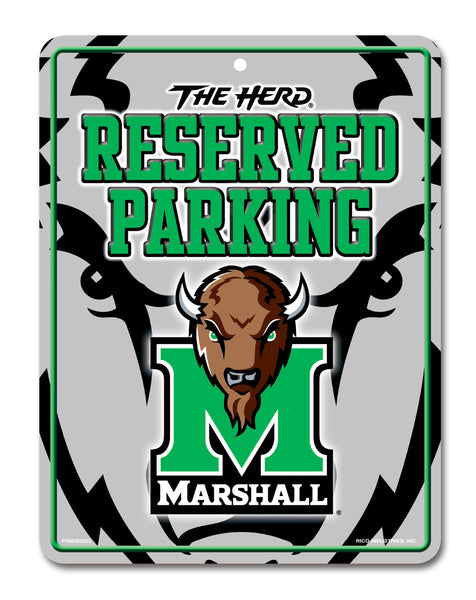 Wholesale NCAA Marshall Thundering Herd 8.5" x 11" Metal Parking Sign - Great for Man Cave, Bed Room, Office, Home Décor By Rico Industries