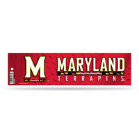 Wholesale NCAA Maryland Terrapins 3" x 12" Car/Truck/Jeep Bumper Sticker By Rico Industries