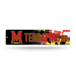 Wholesale NCAA Maryland Terrapins Plastic 4" x 16" Street Sign By Rico Industries