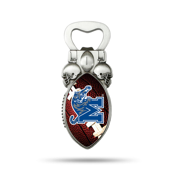 Wholesale NCAA Memphis Tigers Magnetic Bottle Opener, Stainless Steel, Strong Magnet to Display on Fridge By Rico Industries