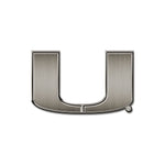 Wholesale NCAA Miami Hurricanes Antique Nickel Auto Emblem for Car/Truck/SUV By Rico Industries
