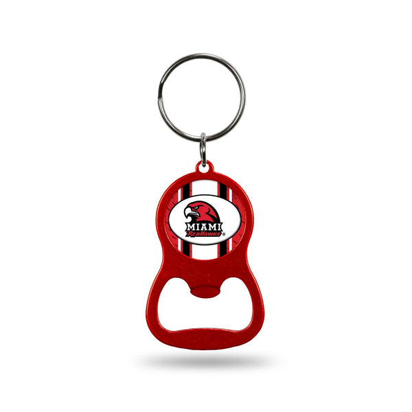 Wholesale NCAA Miami of Ohio Redhawks Metal Keychain - Beverage Bottle Opener With Key Ring - Pocket Size By Rico Industries