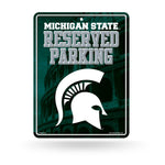 Wholesale NCAA Michigan State Spartans 8.5" x 11" Metal Parking Sign - Great for Man Cave, Bed Room, Office, Home Décor By Rico Industries