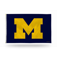 Wholesale NCAA Michigan Wolverines 3' x 5' Classic Banner Flag - Single Sided - Indoor or Outdoor - Home Décor By Rico Industries