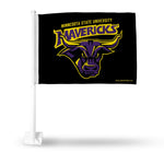 Wholesale NCAA Minnesota State-Mankato Mavericks Double Sided Car Flag - 16" x 19" - Strong Pole that Hooks Onto Car/Truck/Automobile By Rico Industries