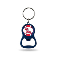 Wholesale NCAA Mississippi Rebels Metal Keychain - Beverage Bottle Opener With Key Ring - Pocket Size By Rico Industries