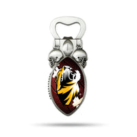 Wholesale NCAA Missouri Tigers Magnetic Bottle Opener, Stainless Steel, Strong Magnet to Display on Fridge By Rico Industries