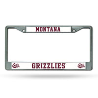 Wholesale NCAA Montana Grizzlies 12" x 6" Silver Chrome Car/Truck/SUV Auto Accessory By Rico Industries