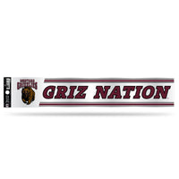 Wholesale NCAA Montana Grizzlies 3" x 17" Tailgate Sticker For Car/Truck/SUV By Rico Industries