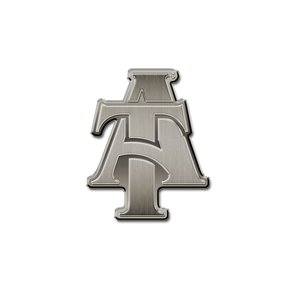 Wholesale NCAA N.Carolina A&T Aggies Antique Nickel Auto Emblem for Car/Truck/SUV By Rico Industries