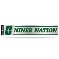 Wholesale NCAA N.Carolina-Charlotte 49ers 3" x 17" Tailgate Sticker For Car/Truck/SUV By Rico Industries
