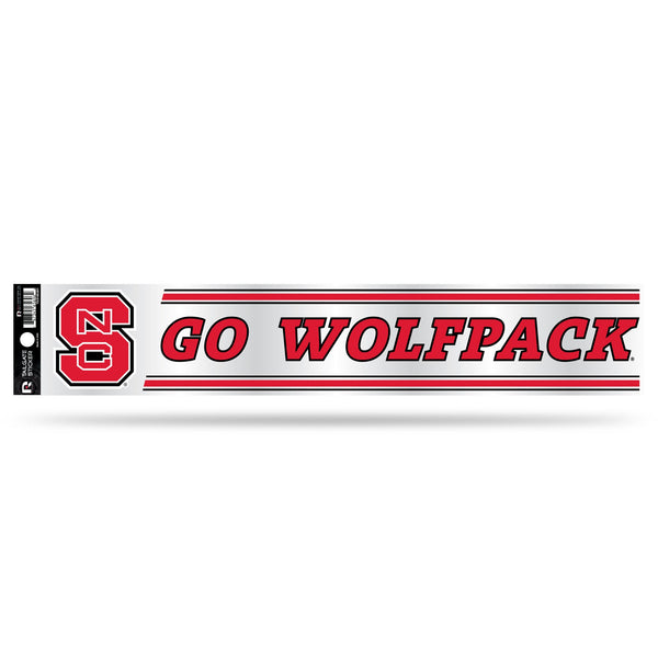 Wholesale NCAA N.Carolina State Wolfpack 3" x 17" Tailgate Sticker For Car/Truck/SUV By Rico Industries