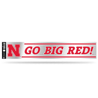 Wholesale NCAA Nebraska Cornhuskers 3" x 17" Tailgate Sticker For Car/Truck/SUV By Rico Industries