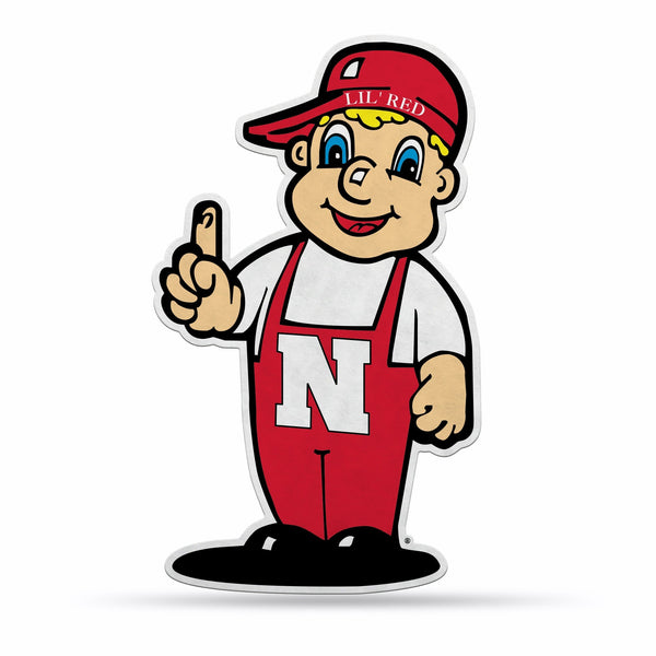 Wholesale NCAA Nebraska Cornhuskers Classic Mascot Shape Cut Pennant - Home and Living Room Décor - Soft Felt EZ to Hang By Rico Industries