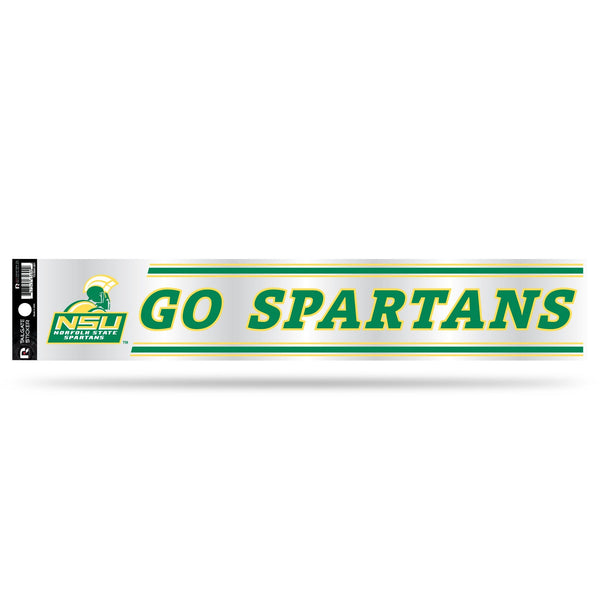 Wholesale NCAA Norfolk State Spartans 3" x 17" Tailgate Sticker For Car/Truck/SUV By Rico Industries