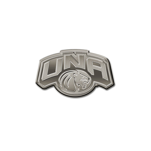 Wholesale NCAA North Alabama Lions Antique Nickel Auto Emblem for Car/Truck/SUV By Rico Industries