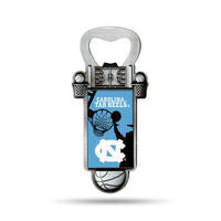 Wholesale NCAA North Carolina Tar Heels Magnetic Bottle Opener, Stainless Steel, Strong Magnet to Display on Fridge By Rico Industries