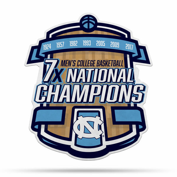 Wholesale NCAA North Carolina Tar Heels Multi Time Championship Shape Cut Pennant - Home and Living Room Décor - Soft Felt EZ to Hang By Rico Industries