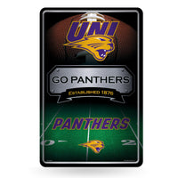 Wholesale NCAA Northern Iowa Panthers 11" x 17" Large Metal Home Décor Sign By Rico Industries