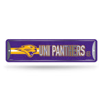 Wholesale NCAA Northern Iowa Panthers Metal Street Sign 4" x 15" Home Décor - Bedroom - Office - Man Cave By Rico Industries