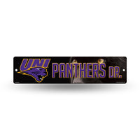 Wholesale NCAA Northern Iowa Panthers Plastic 4" x 16" Street Sign By Rico Industries