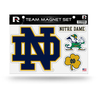 Wholesale NCAA Notre Dame Fighting Irish Team Magnet Set 8.5" x 11" - Home Décor - Regrigerator, Office, Kitchen By Rico Industries