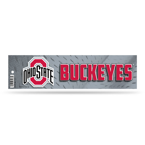 Wholesale NCAA Ohio State Buckeyes 3" x 12" Car/Truck/Jeep Bumper Sticker By Rico Industries