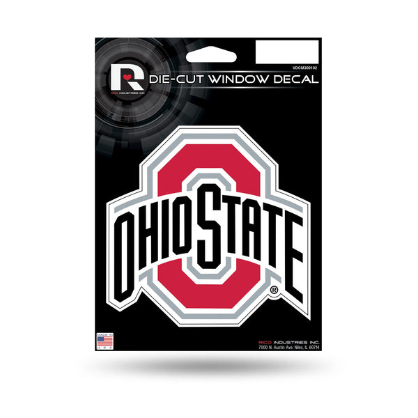 Wholesale NCAA Ohio State Buckeyes 5" x 7" Vinyl Die-Cut Decal - Car/Truck/Home Accessory By Rico Industries