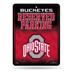 Wholesale NCAA Ohio State Buckeyes 8.5" x 11" Metal Parking Sign - Great for Man Cave, Bed Room, Office, Home Décor By Rico Industries