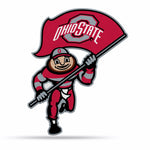 Wholesale NCAA Ohio State Buckeyes Classic Mascot Shape Cut Pennant - Home and Living Room Décor - Soft Felt EZ to Hang By Rico Industries