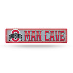 Wholesale NCAA Ohio State Buckeyes Plastic 4" x 16" Street Sign By Rico Industries