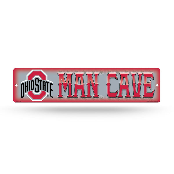 Wholesale NCAA Ohio State Buckeyes Plastic 4" x 16" Street Sign By Rico Industries
